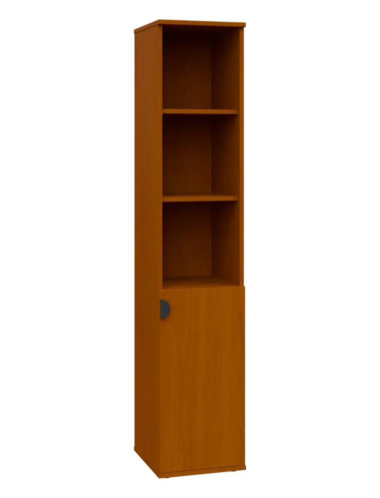 TN 5 - 3DN kancelářská skříň, 1-dveřová/nika, pravá, 1822x360x400, třešeň šumavská